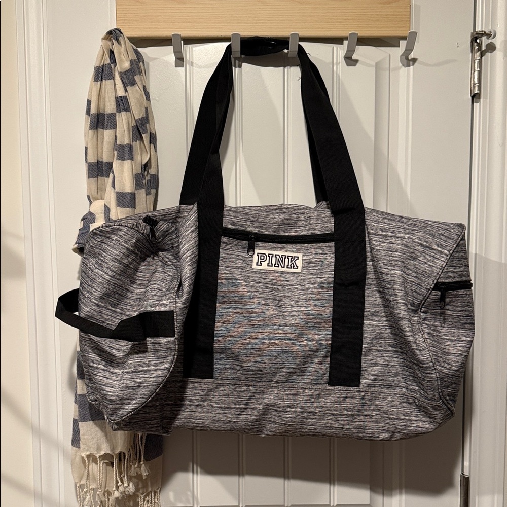 PINK Victoria's Secret Heathered Duffel Bag